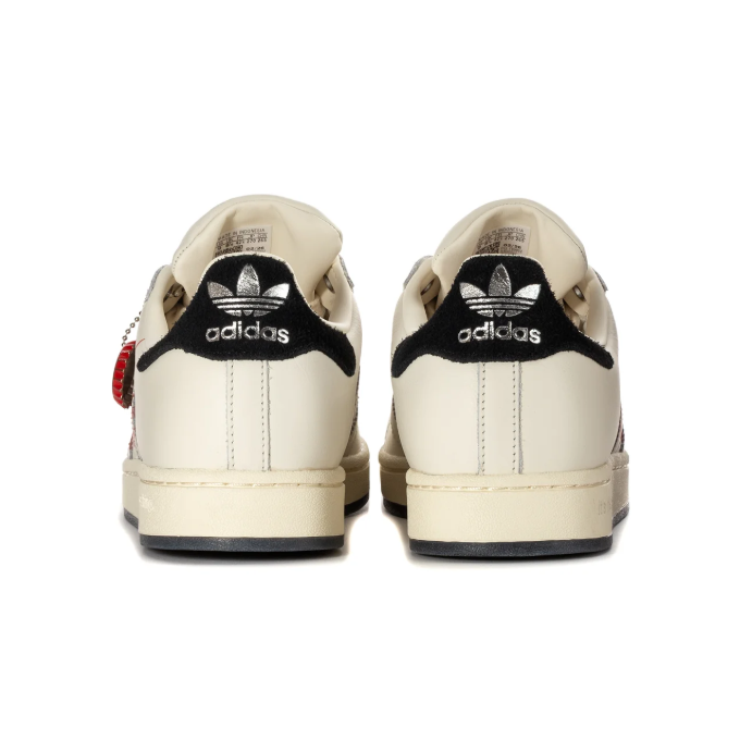Adidas Superstar Cream Sneakers with Red Coca-Cola Graphics