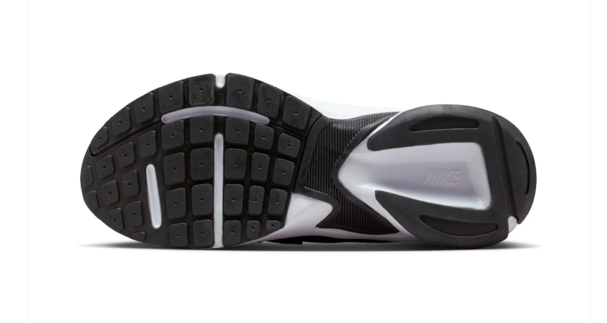 Nike Black Leopard Print Sneakers with Chunky White Sole